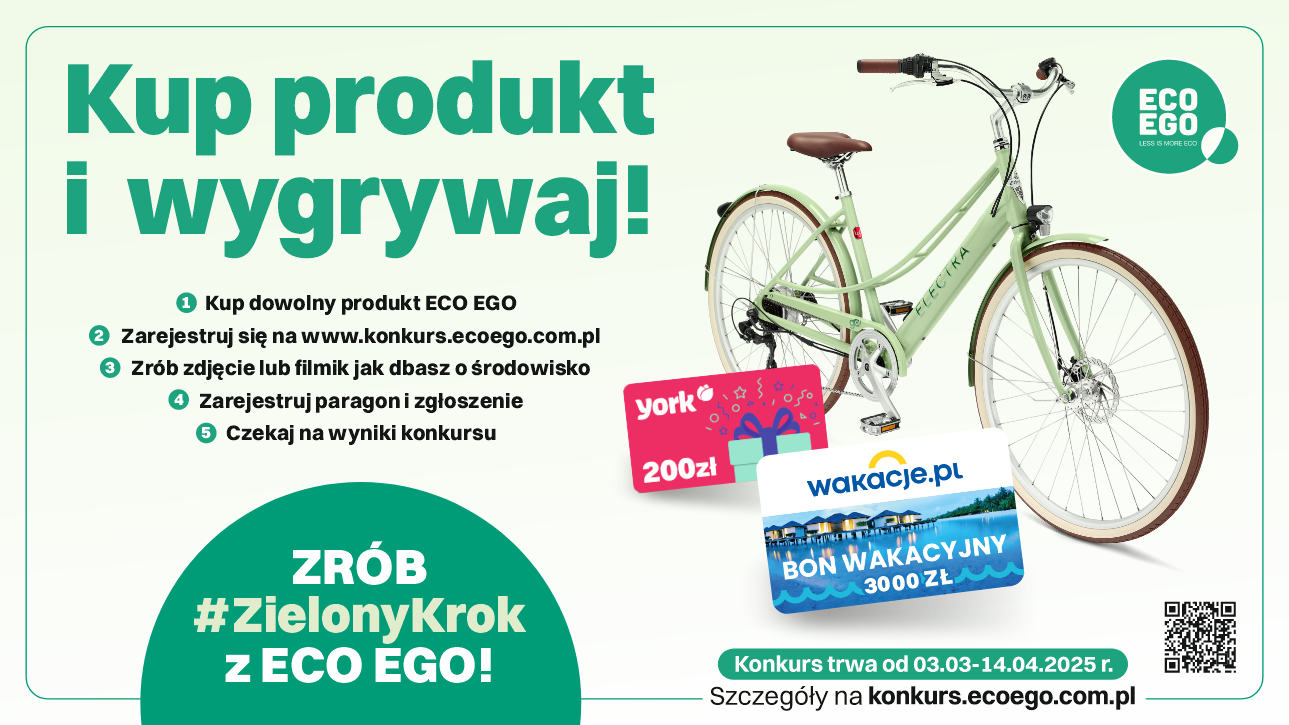 Zrób #ZielonyKrok z ECO EGO!