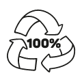  100% odpadów z PP i PET powstałych podczas procesów produkcyjnych zostaje przetworzonych na inne wyroby